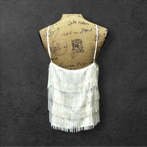 402 - GUESS SPAGHETTI STRAP FRINGE TOP - Picture 3 of 14